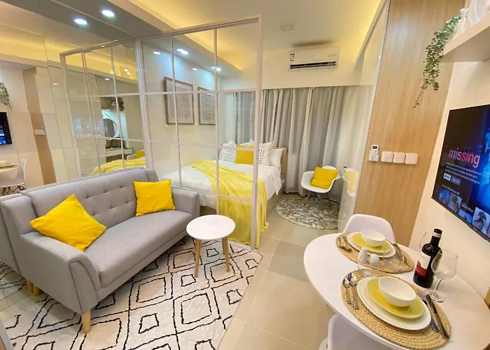 1br W/ Balcony Near Megamall: The Admiral's Lounge Apartment Manila